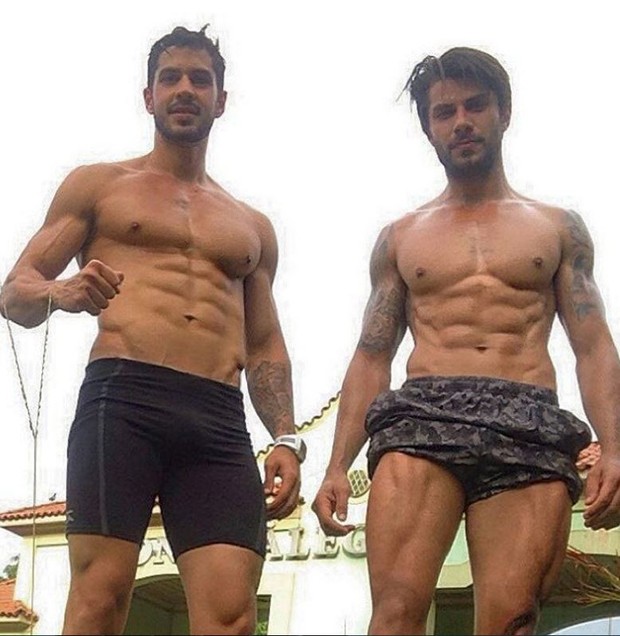 Renan, do BBB 16, com o amigo Marco Rebucci (Foto: Reprodução/Instagram)