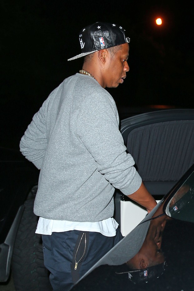 Jay-Z também foi a festa (Foto: Jackson Lee / Splash News)