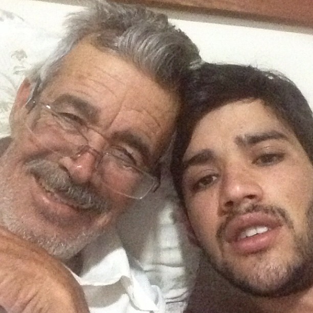Gusttavo Lima e o pai (Foto: Instagram)