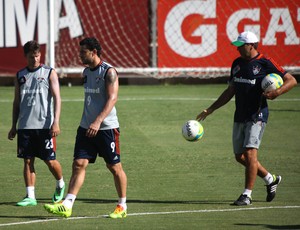 Rafael Sobis, Fred e Renato Gaucho treino Fluminense (Foto: Fernando Cazaes / Photocamera)