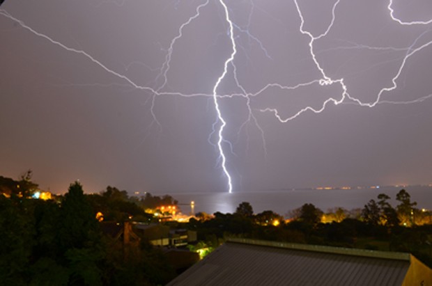 Foto foi tirada em Porto Alegre, RS (Foto: Denise Andrigheti/ELAT/INPE)