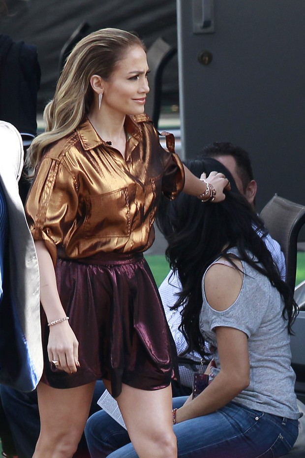 Jennifer Lopez em bastidores de programa em Los Angeles, nos Estados Unidos (Foto: Grosby Group/ Agência) Jennifer Lopez em bastidores de programa em Los Angeles, nos Estados Unidos (Foto: Grosby Group/ Agência)