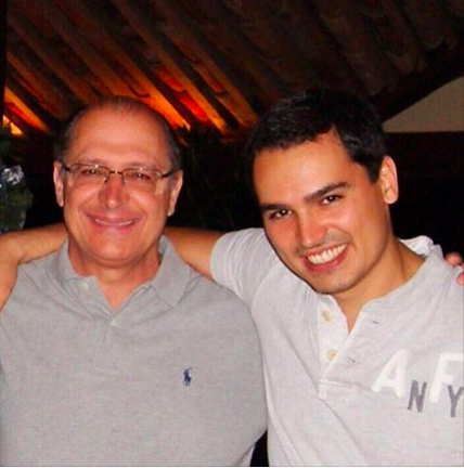 Geraldo e Thomaz Alckmin (Foto: Reprodução Facebook)