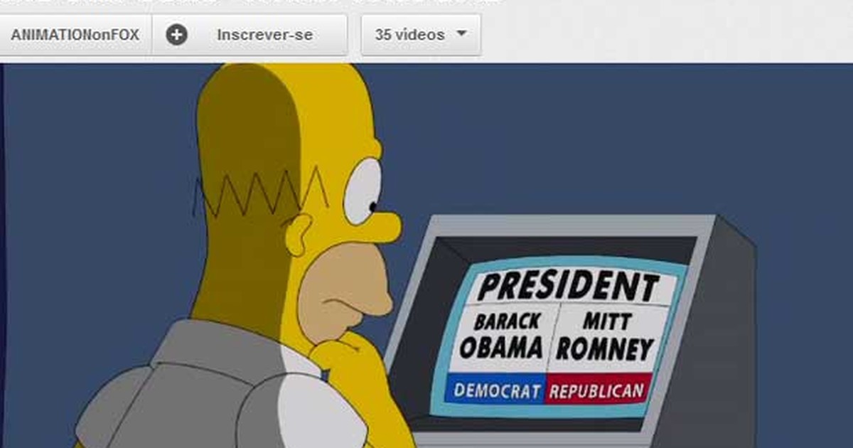 G1 Homer Vota Em Romney Em Episódio De Os Simpsons Notícias Em 