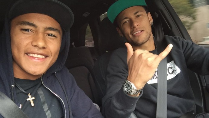 Werick conta que troca experiências com Neymar (Foto: Werick Maciel/Arquivo Pessoal)