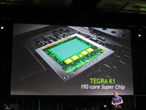 05/01: Jen-Hsun Huang, CEO da Nvidia, apresenta o chip Tegra K1, de 192 núcleos (Foto: Gustavo Petró/G1)