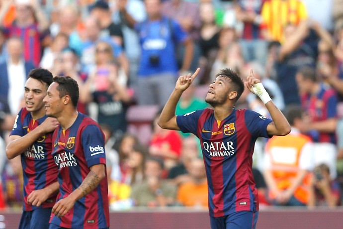 Neymar, Barcelona x Granada (Foto: AP)