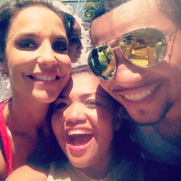 Gaby Amarantos, Ivete Sangalo e Naldo (Foto: Reprodução/Instagram) Gaby Amarantos, Ivete Sangalo e Naldo (Foto: Reprodução/Instagram)