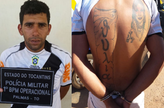 Roman Gomes Brito foi preso ao buscar drogas em empresa de ônibus em Palmas (Foto: Roman Gomes Brito/Ascom 1º BPM de Palmas)