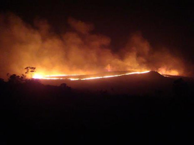 Segundo Instituto, incêndio é de grandes proporções (Foto: Talos Silva)