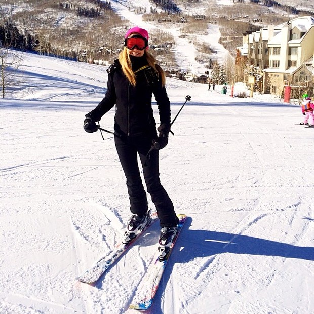 Ticiane Pinheiro em estação de esqui no Colorado, nos Estados Unidos (Foto: Instagram/ Reprodução)