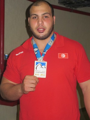 Faicel Jaballah judoca da Tunísia mundial judô (Foto: Thierry Gozzer)