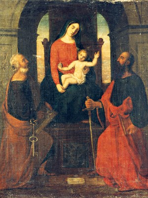 A Virgem Maria com o Menino Jesus (Foto: Reprodução)