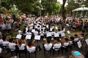 Festival Internacional de Música do Pará leva música e lazer à Praça Batista Campos  (Foto: Eliseu Dias/Agência Pará)