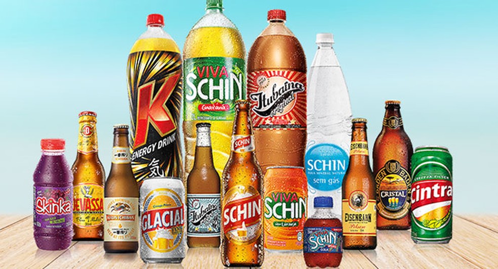 Portifólio da Brasil Kirin inclui refrigerantes e cervejas Schin, Devassa e Baden Baden. (Foto: Reprodução)