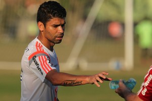 Eduardo da Silva, Flamengo, Ninho do Urubu (Foto: Gilvan de Souza/Fla Imagem) Eduardo da Silva, Flamengo, Ninho do Urubu (Foto: Gilvan de Souza/Fla Imagem)