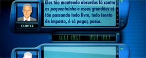 Áudio mostra como era suposta fraude contra a Receita (Reprodução/TV Globo)
