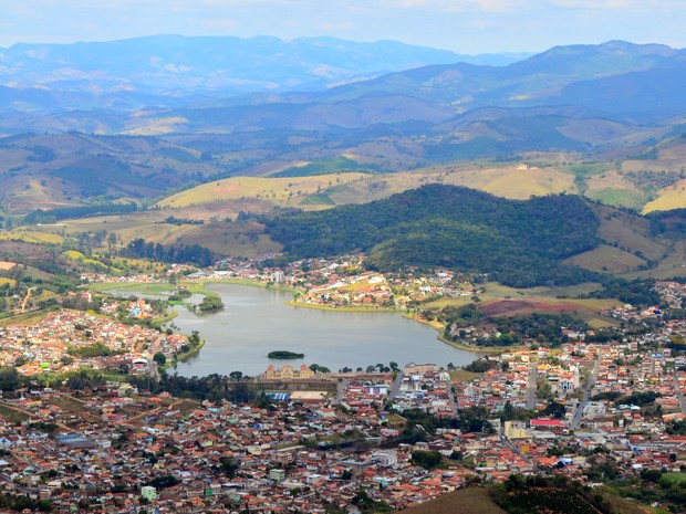 Vista aérea de Lambari (Foto: Joseane Astéreo) Vista aérea de Lambari (Foto: Joseane Astéreo)