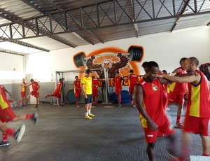 Globo FC - treinamento Campeonato Potiguar para 2016 (Foto: Diogenes Baracho / Divulgação)
