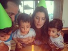 Isabella Fiorentino comemora aniversário ao lado dos filhos 