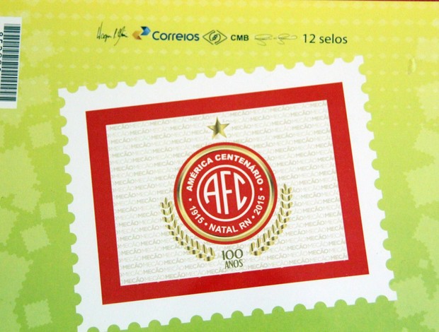 Selo em homenagem ao América-RN