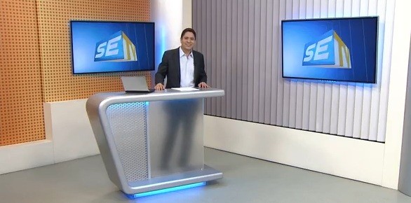 SETV 1ª Edição com apresentação de Ricardo Marques (Foto: Divulgação/TV Sergipe)