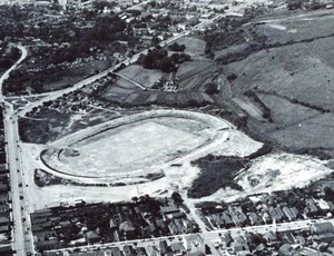 terraplanagem olímpico grêmio 1951 (Foto: Arquivo do Memorial Hermínio Bittencourt)