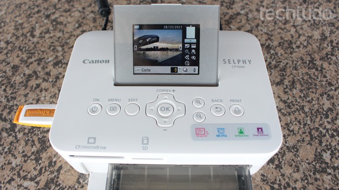 Canon Selphy CP1000 (Foto: Aline Batista/TechTudo) Canon Selphy CP1000 (Foto: Aline Batista/TechTudo)