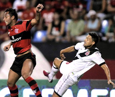 Ibson na partida do Flamengo contra o Vasco (Foto: Marcelo Theobald / Ag. O Globo)