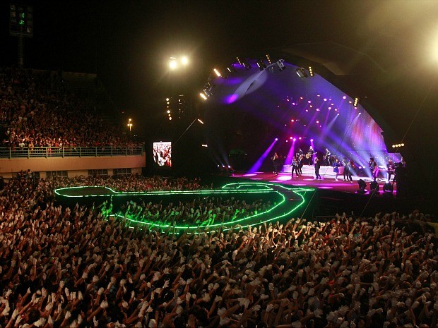 Show em Manaus foi a gravação de CD e DVD ao vivo da banda (Foto: Divulgação) Show em Manaus foi a gravação de CD e DVD ao vivo da banda (Foto: Divulgação)