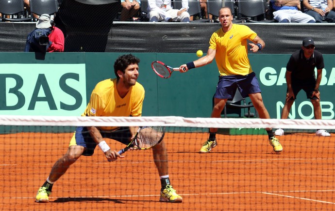 Bruno Soares e Marcelo Melo Copa Davis (Foto: Vipcomm)