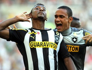 Elias comemoração Botafogo contra Criciúma (Foto: Vitor Silva / SS Press)