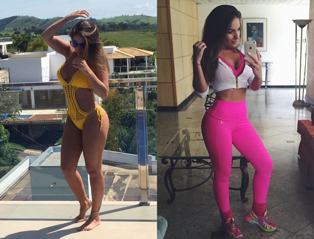 Anamara: antes e depois de dieta (Foto: Instagram/Reprodução)