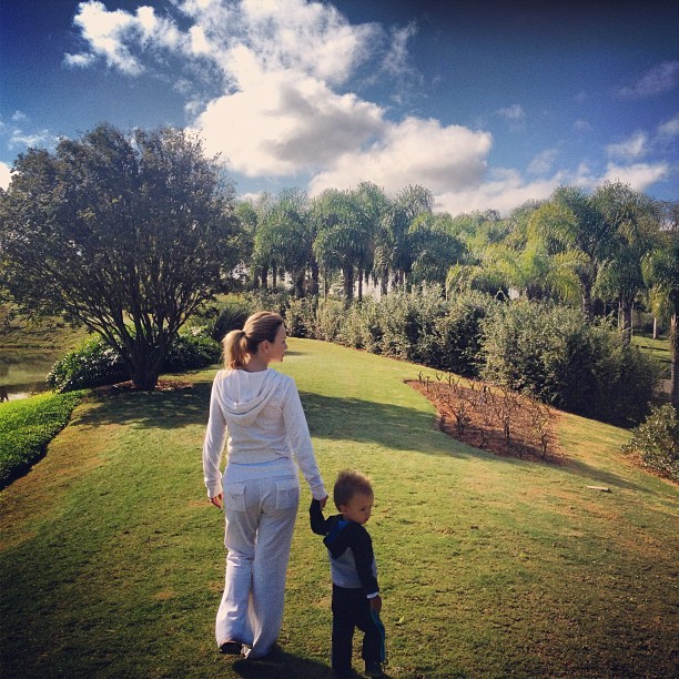 Eliana com o filho (Foto: Instagram / Reprodução) Eliana com o filho (Foto: Instagram / Reprodução)