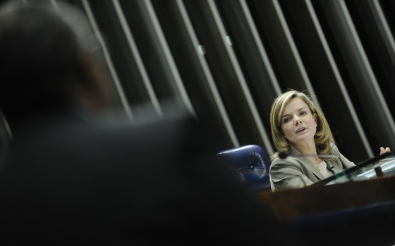A senadora Gleise Hoffmann (PT-PR), em foto de 2014 (Foto: Marcos Oliveira/Agência Senado)