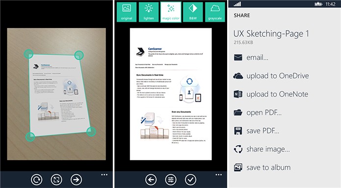 CamScanner é um aplicativo de digitalização de documentos para Windows Phone (Foto: Divulgação/Windows Phone Store)