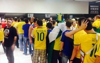Fila Banheiro Brasil x Croácia Copa do Mundo (Foto: Marcelo Prado)
