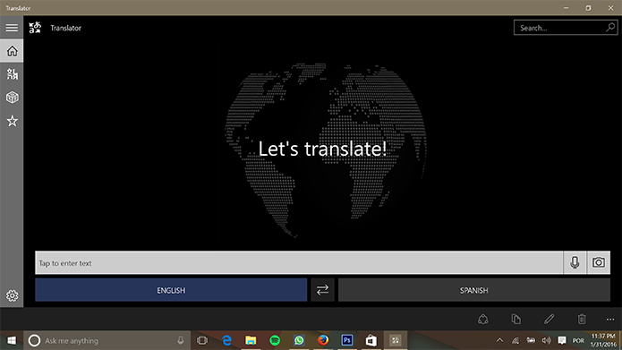 Microsoft Translator é um aplicativo de tradução com suporte a pacotes offline (Foto: Reprodução/Elson de Souza)