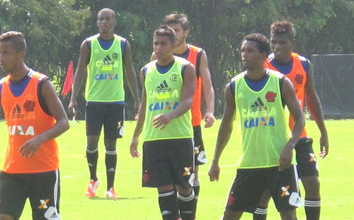 Luiz Antonio do Flamengo treinando (Foto: Thales Soares)