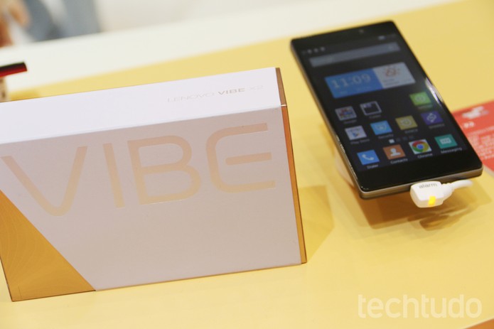 Lenovo anunciou novidades para a linha Vibe de smartphone (Foto: Fabrício Vitorino/TechTudo) Lenovo anunciou novidades para a linha Vibe de smartphone (Foto: Fabrício Vitorino/TechTudo)
