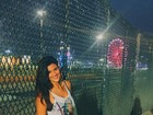 Giulia Costa compartilha foto na web e relembra noite de pista no Rock in Rio 