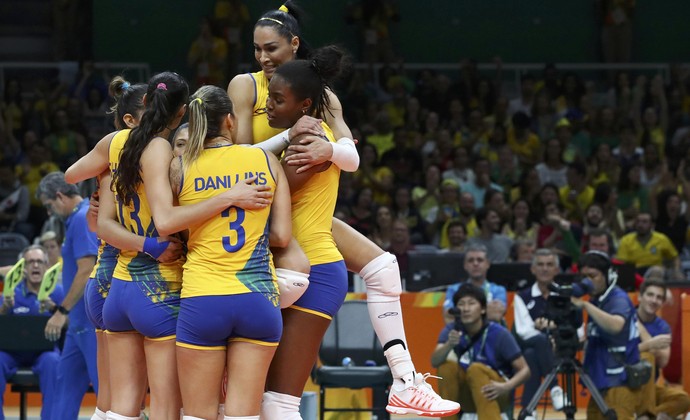 brasil vôlei feminino russia (Foto: Yves Herman / Reuters)