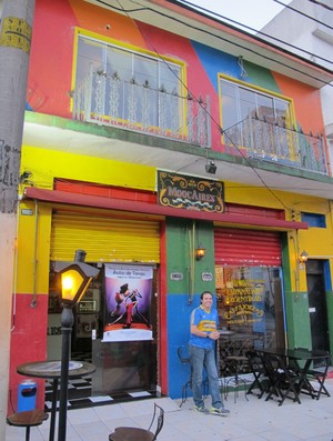 Fachada do bar Moocaires em São Paulo (Foto: Gustavo Serbonchini / globoesporte.com)