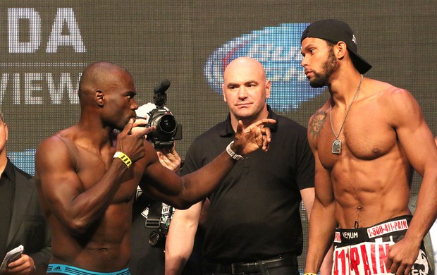 pesagem UFC 175 (Foto: Evelyn Rodrigues)
