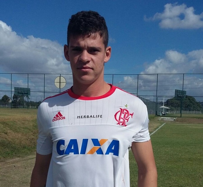 Ronaldo, volante dos juniores do Flamengo (Foto: Divulgação)