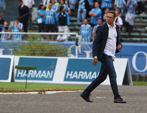 Luxemburgo, técnico do Grêmio, contra o Canoas (Foto: Lucas Uebel/Grêmio, Divulgação)