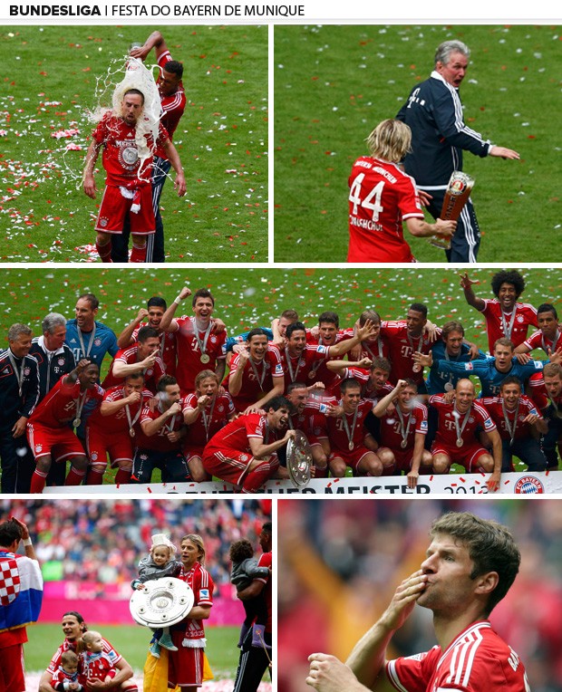 bayern Munique campeão mosaico (Foto: Reuters)