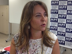Procuradora Mariane Guimarães - MPF Goiás (Foto: Gabriela Lima/G1)