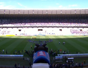 Mineirão para Cruzeiro x Flamengo (Foto: Reprodução / TV Globo Minas)