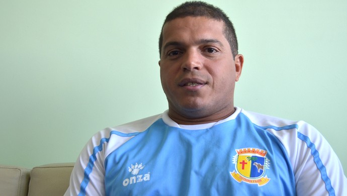 Rogéiro. goleiro de Itaporanga (Foto: Felipe Martins/GloboEsporte.com)